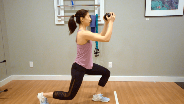 Ankle Ligament Sprain Injuries: Reverse Lunge Wood Chops
