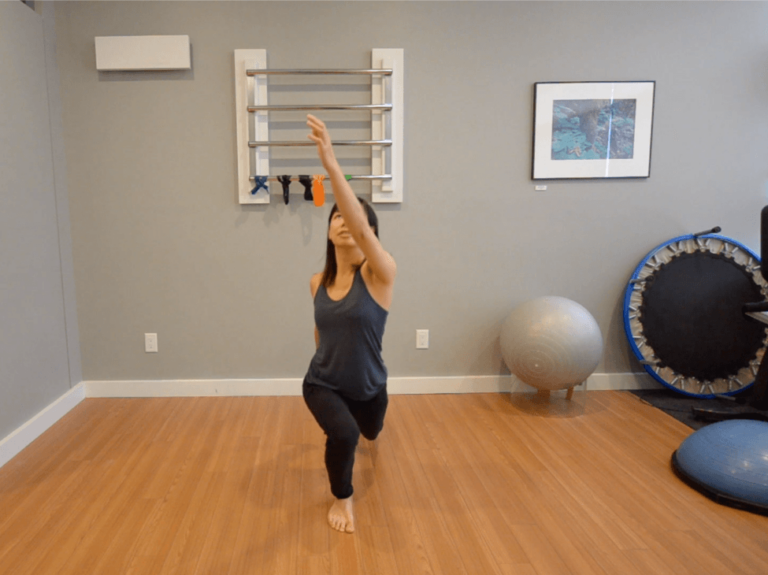 Chronic Low Back Pain – Forward Lunge Reach Ups