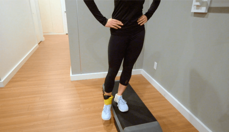 Gluteus Medius Strengthening for Sacro Iliac Joint Injuries: Drop Steps Progression Leg Weight