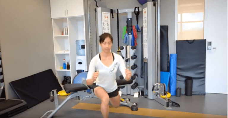 Knee ACL Ligament Injury Prevention: Ultimate Frisbee Training Part 12 – “ Split Squats”