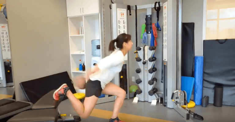 Knee ACL Ligament Injury Prevention: Ultimate Frisbee Training Part 13 – “ Split Squat Jumps”