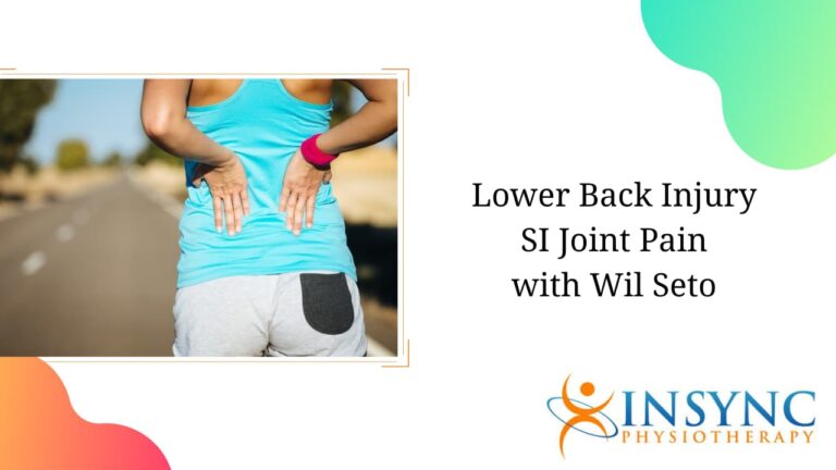 Lower Back Injury, SI Joint Pain