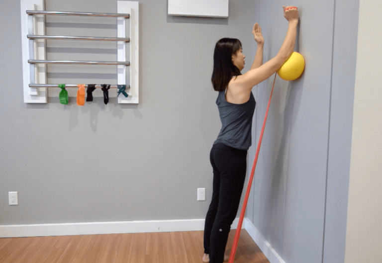Neck Strain Injuries – Resisted Ball Punch Ups – Vancouver and Burnaby Physio