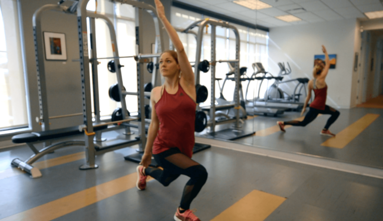 Neck Strain Injuries – Thoracic Mobility Lunge Reach Up Rotates