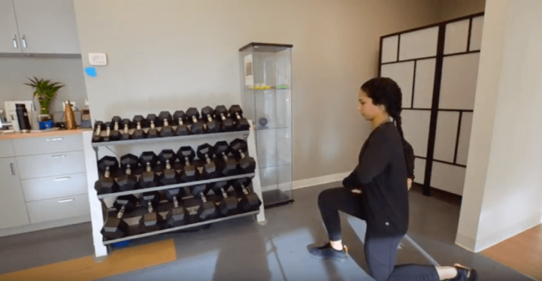 Ankle Sprain: Lunge Squats